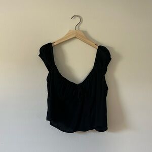 Wild Fable Elegant Black Top